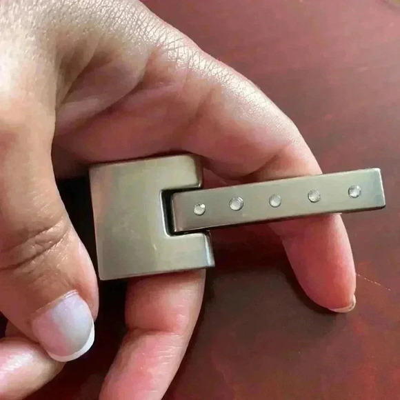 Made in Canada Buffalo leather belt - Picture 5 of 5